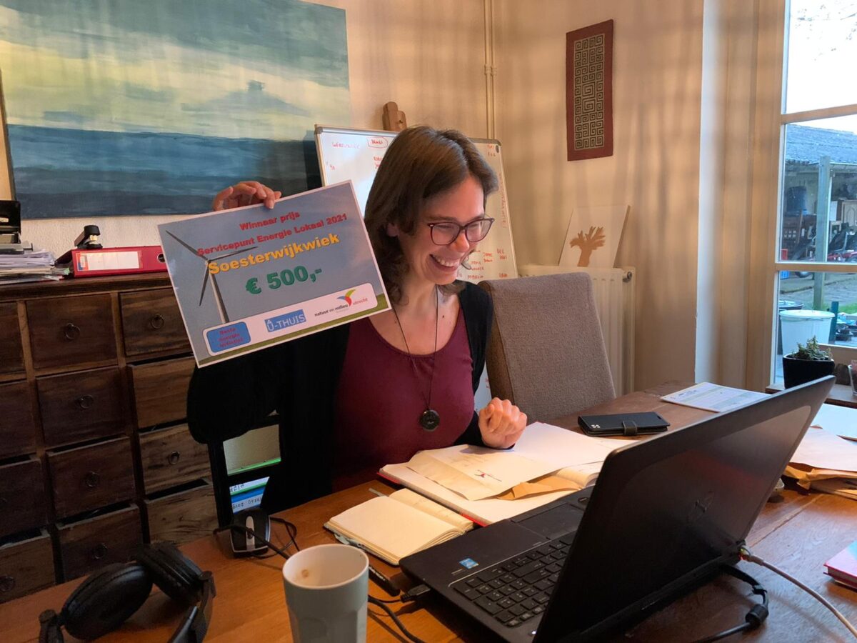 Bewonersinitiatief SoesterwijkWiek wint prijs voor beste energie-initiatief