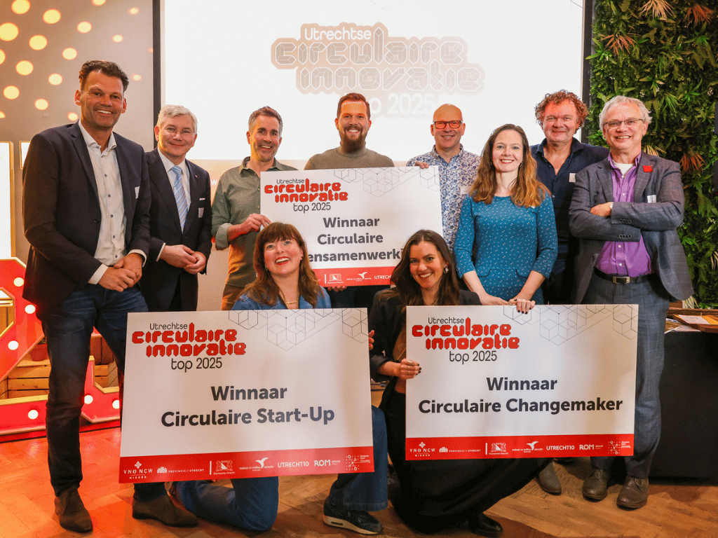 Winnaars Utrechtse Circulaire Innovatie Top 2025 bekend!
