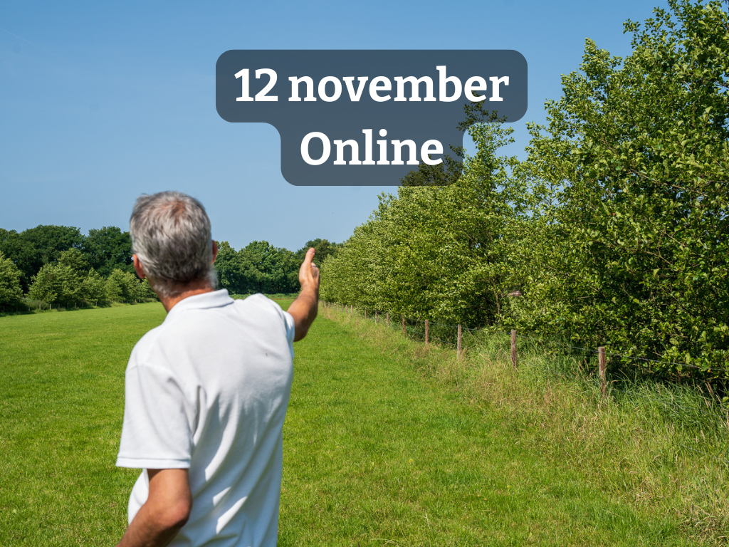 Webinar: ‘Van grond naar landschap’ – Voor grondeigenaren